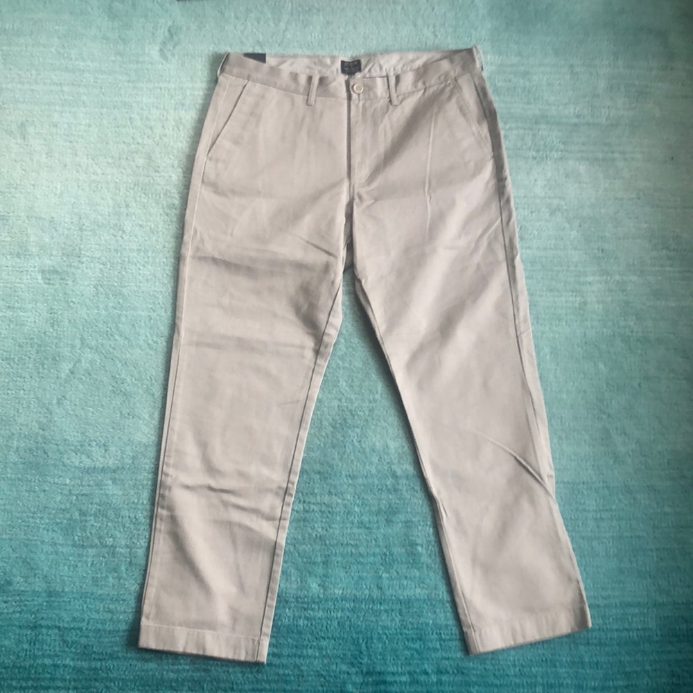 J. Crew The Sutton Pants 34 x 30 Gray NWT